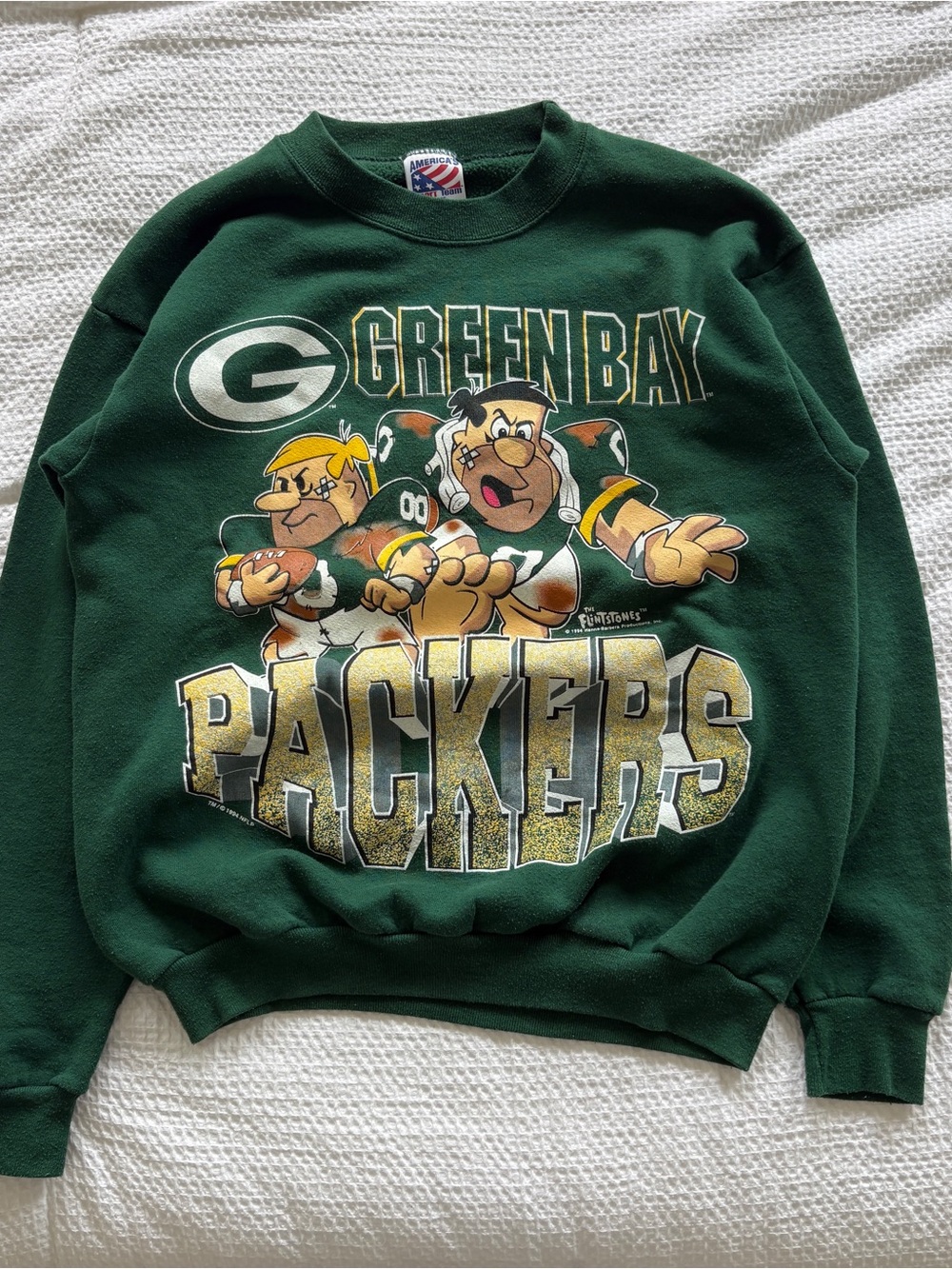 Green Bay Packers X Flintstones Crewneck
